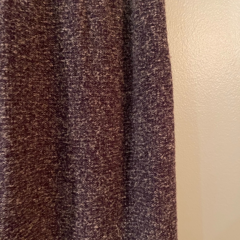 Anthropologie Moth Sweater Maxi Skirt Marled Dusty Purple Size Small - Picture 2 of 6